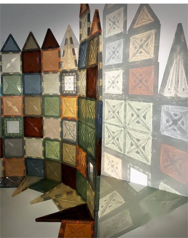 Building Blocks 3D Luminous Magnetic Tiles Montessori Toy - 图片 5