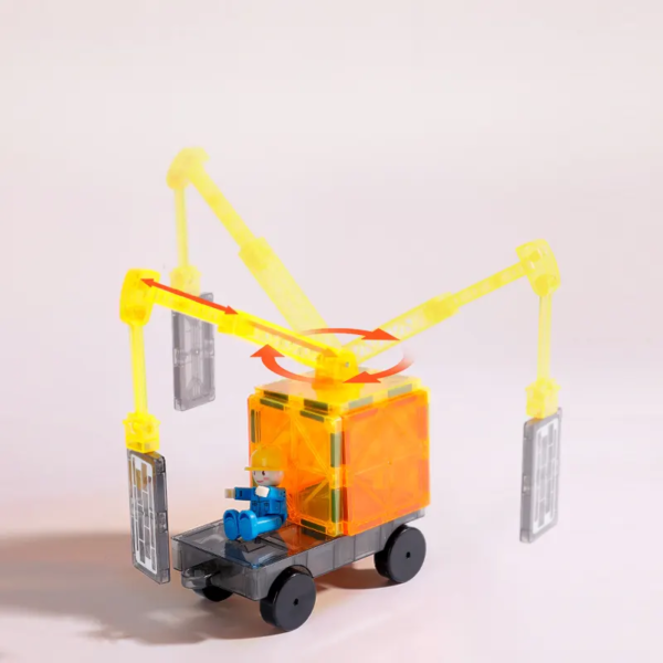 Kids Construction Engineering magnetic tiles 42pcs - 图片 2