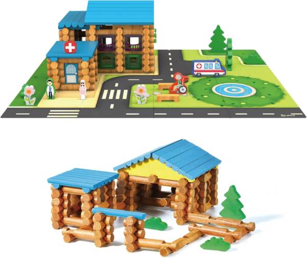 240PCS Creative Construction Engineering Top Blocks Game Kit - 图片 3