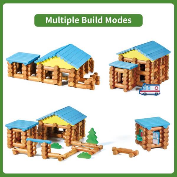 240PCS Creative Construction Engineering Top Blocks Game Kit - 图片 5