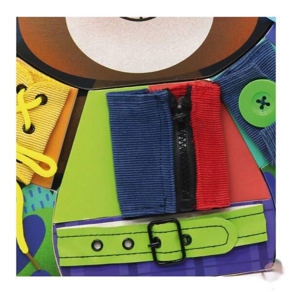 Cat/Bear Puzzle with textures and fasteners/sounds/hand-eye coordination - 图片 3