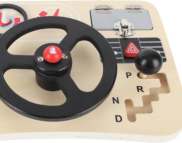 Kids Steering Wheel Toy Busy Board Toddler Sensory Activity - 图片 5